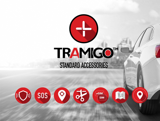 Tramigo standard accessories for fleet management and vehicle tracking